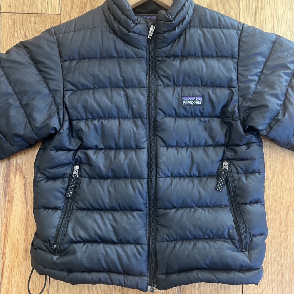 Kids Patagonia Puffer Sweater Black xxs